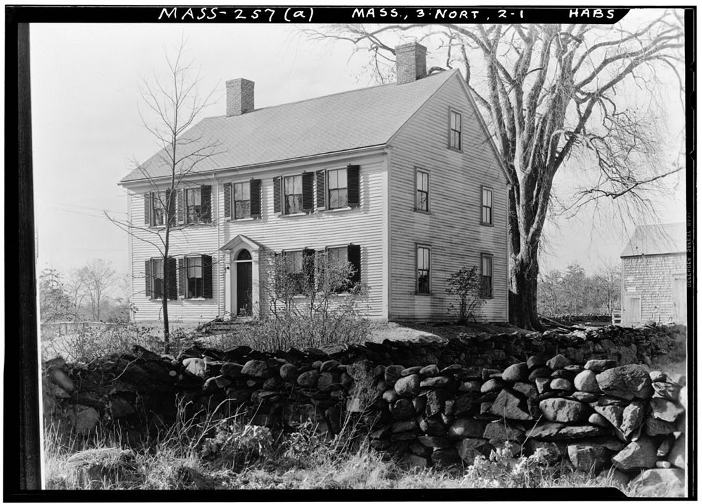 Reverend Pitt Clark House, photograph filed with the federal survey