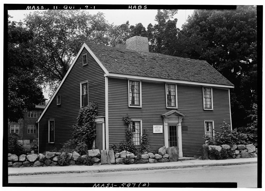 John Quincy Adams Birthplace, photograph filed with the federal survey