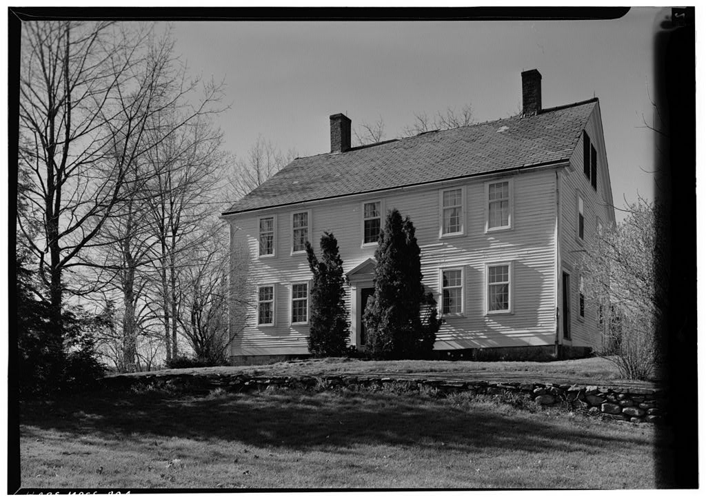 Shaker Church Family Square House, photograph filed with the federal survey