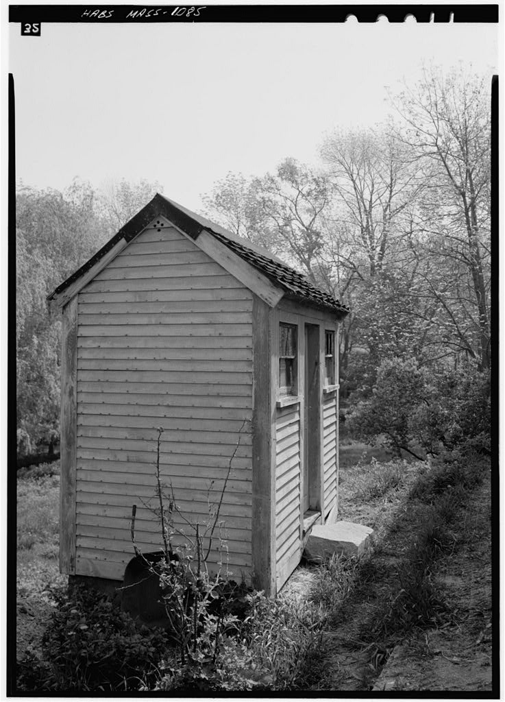Shaker South Family Privy, photograph filed with the federal survey