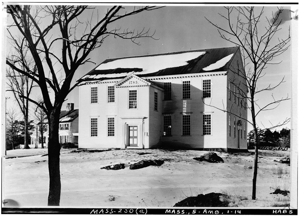 Rocky Hill Meetinghouse, Elm Street & Portsmouth Road, Amesbury, Essex County, MA, photograph filed with the federal survey