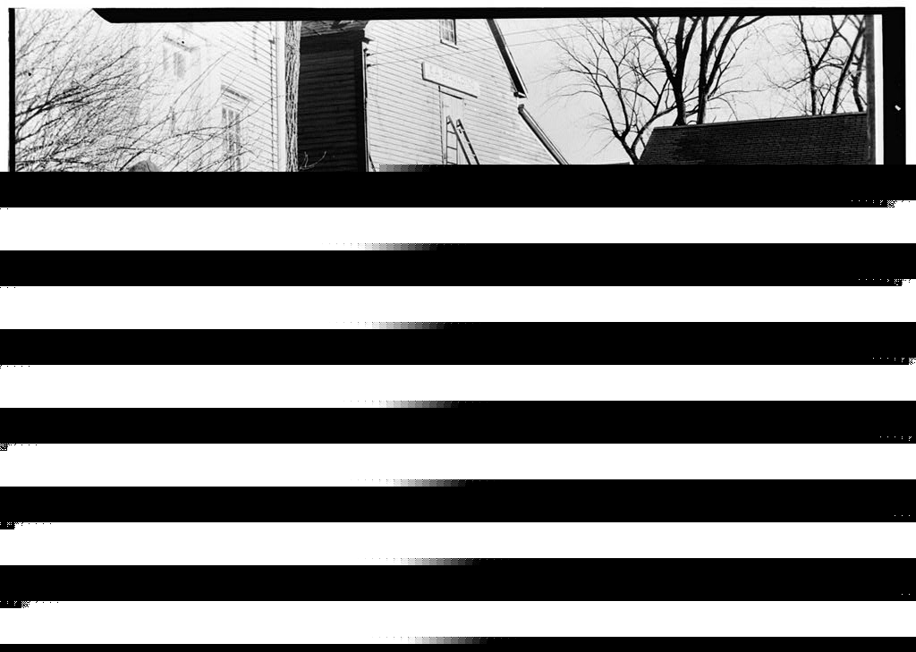 White Horse Tavern Fence, photograph filed with the federal survey