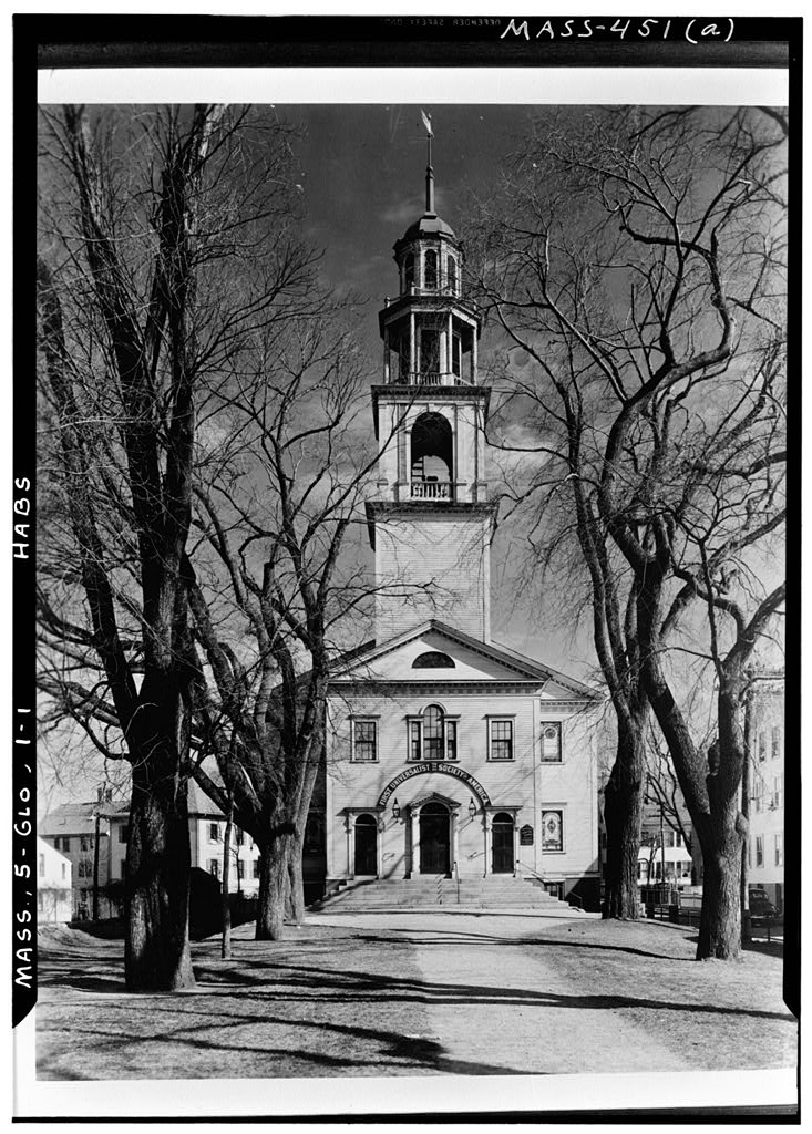 First Universalist Church, photograph filed with the federal survey