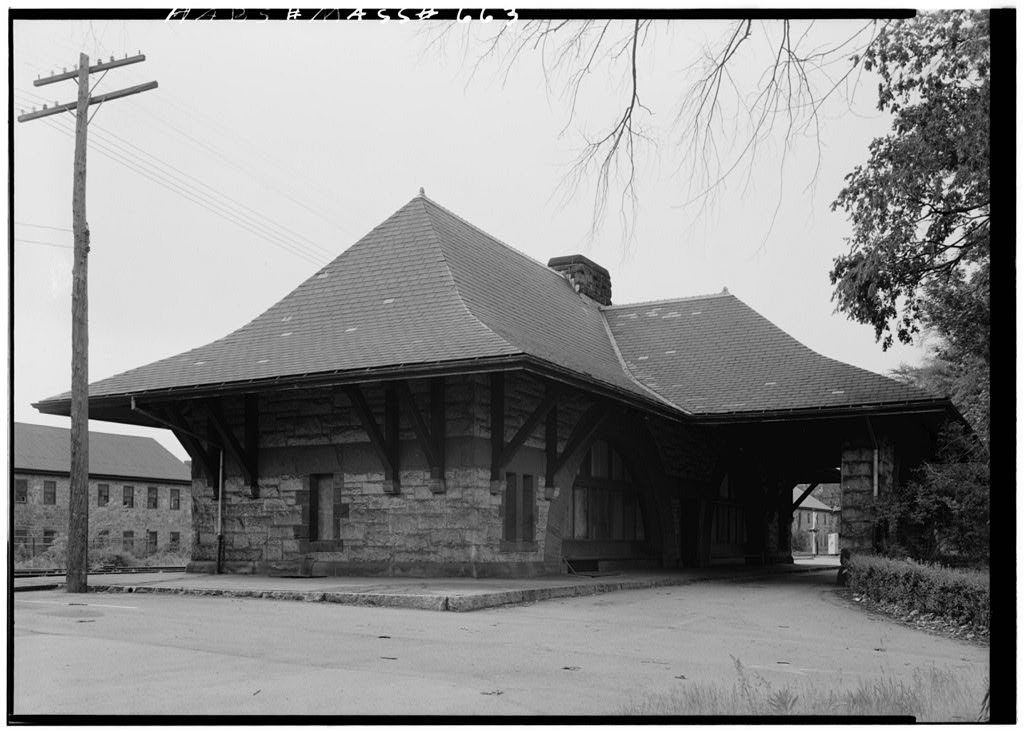 Old Colony Railroad Station, North Easton, Bristol County, MA, photograph filed with the federal survey