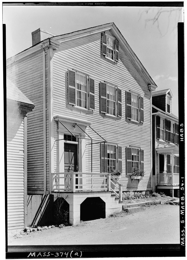 Peter Jayne House, photograph filed with the federal survey