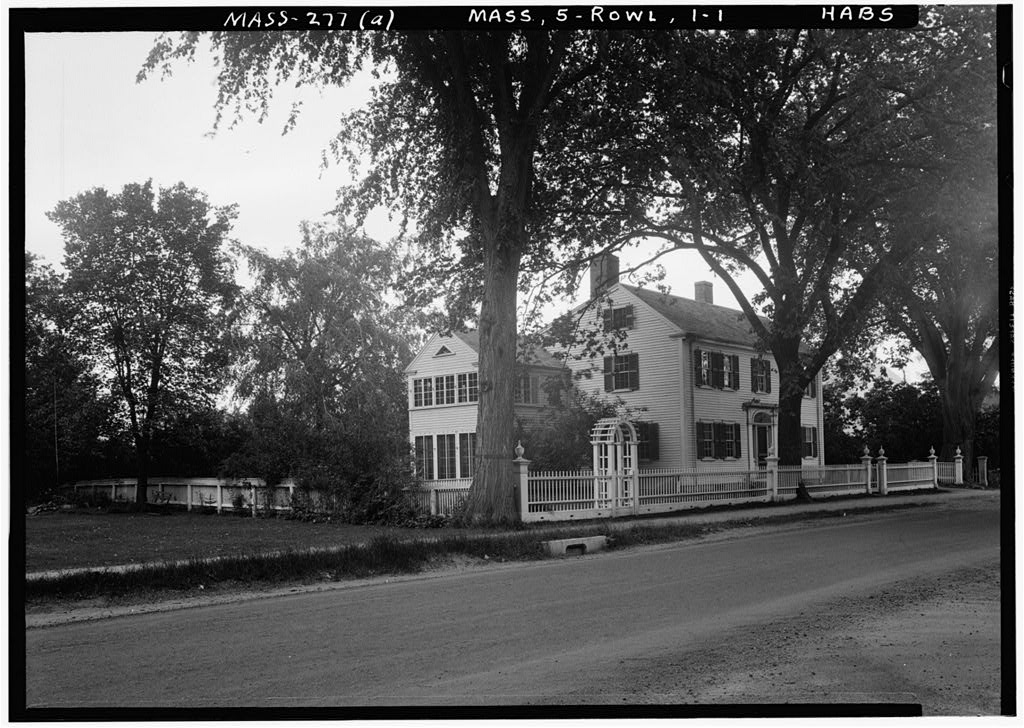 Abraham Wheelwright House & Garden, photograph filed with the federal survey