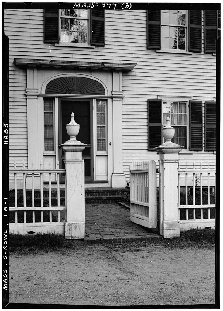 Elizabeth Billings Fence, Main Street, Rowley, Essex County, MA, photograph filed with the federal survey
