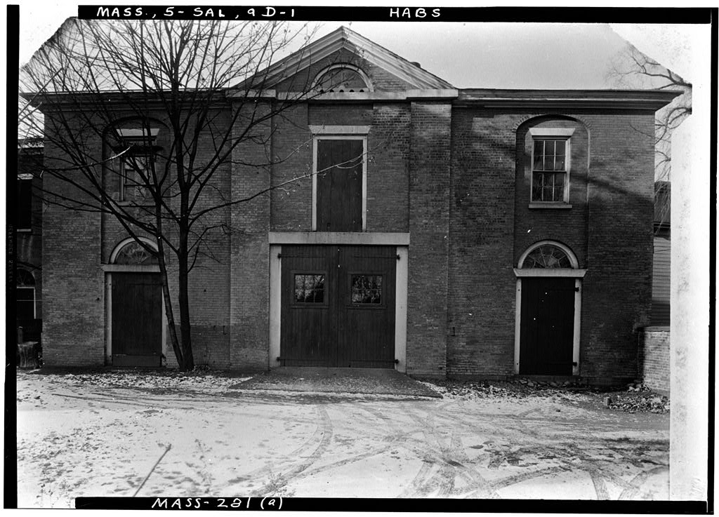 Andrew-Safford Stable, 13 Washington Square, Salem, Essex County, MA, photograph filed with the federal survey