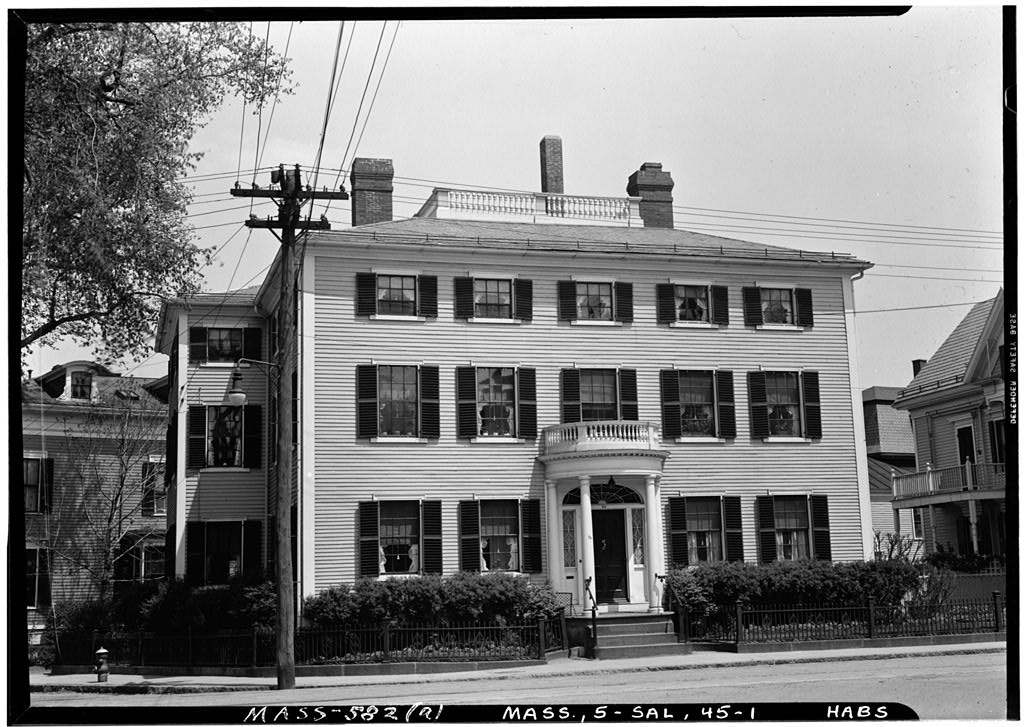 Crowninshield-Devereaux House, 74 Washington Square, Salem, Essex County, MA, photograph filed with the federal survey