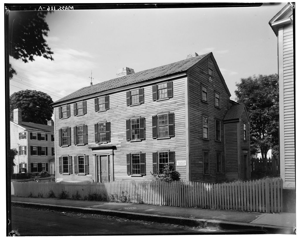 Stephen Daniel House, Daniels & Essex Streets, Salem, Essex County, MA, photograph filed with the federal survey