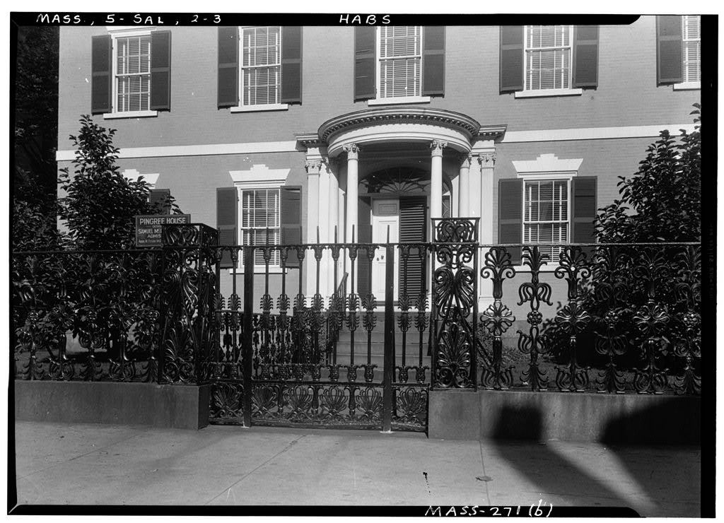 Gardner-White-Pingree Place, 128 Essex Street, Salem, Essex County, MA, photograph filed with the federal survey