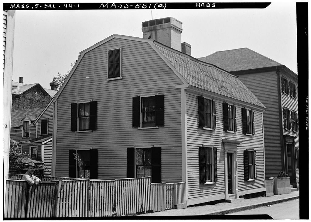Nathaniel Hawthorne Birthplace, 27 Union Street, Salem, Essex County, MA, photograph filed with the federal survey