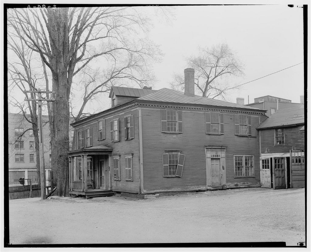 Reverend Roger Newton House, photograph filed with the federal survey