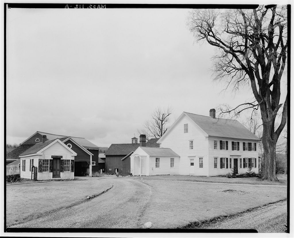 Reverend Aaron Bascom House, photograph filed with the federal survey