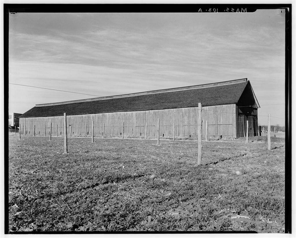 Tobacco Barn, photograph filed with the federal survey