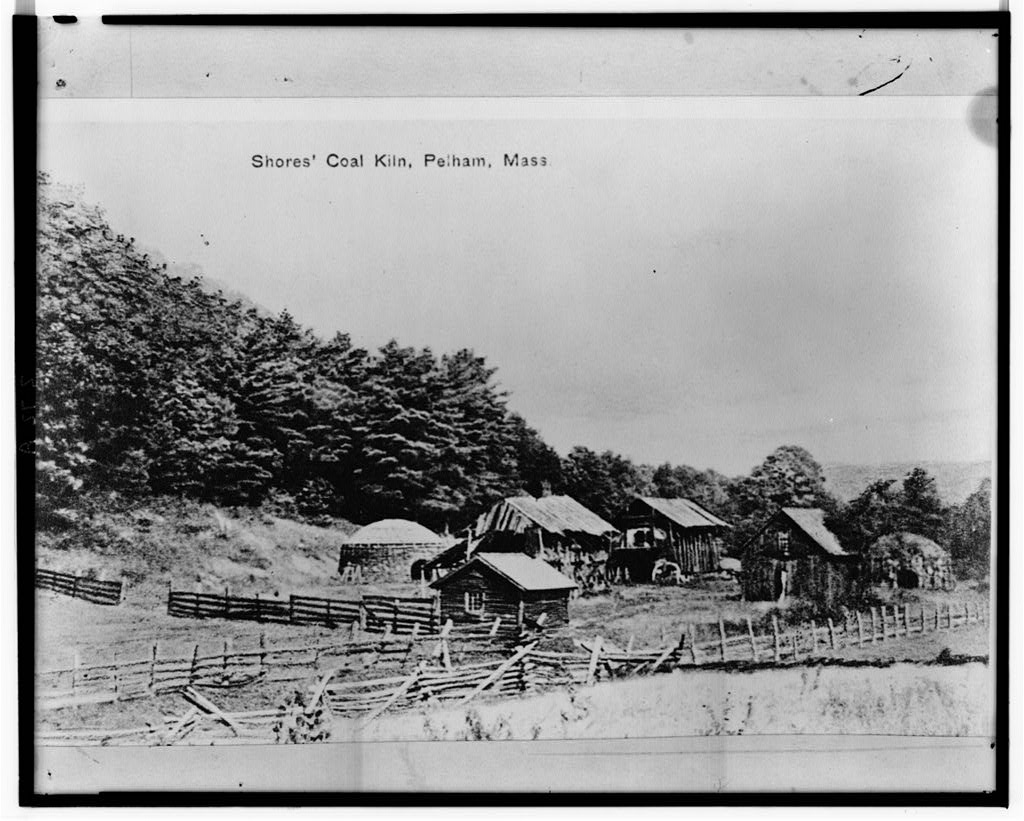 Charcoal Kilns, Valley Road, Pelham, Hampshire County, MA, photograph filed with the federal survey