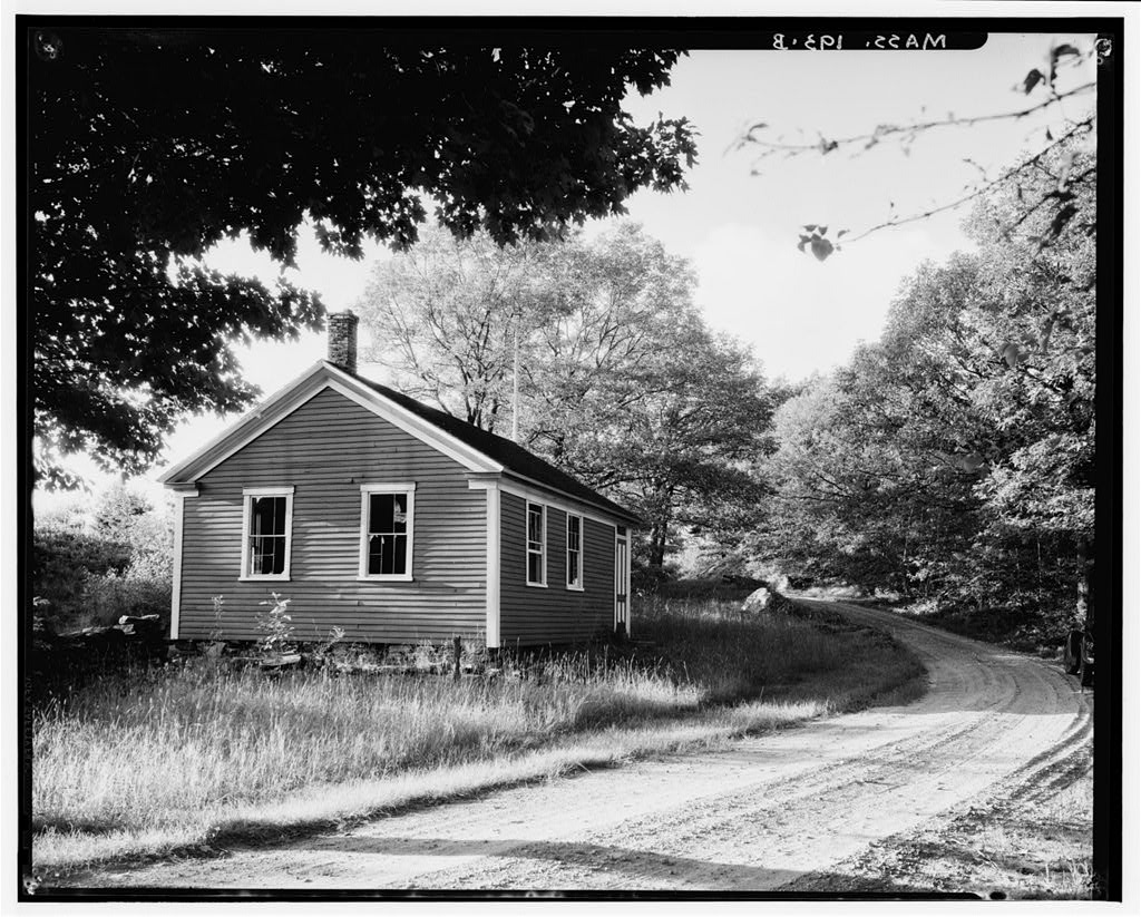 Old Red Schoolhouse, photograph filed with the federal survey