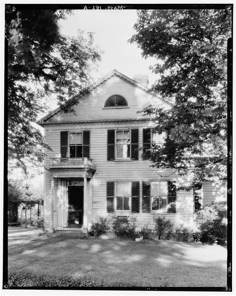 Wright House, 96 College Street, South Hadley, Hampshire County, MA, photograph filed with the federal survey