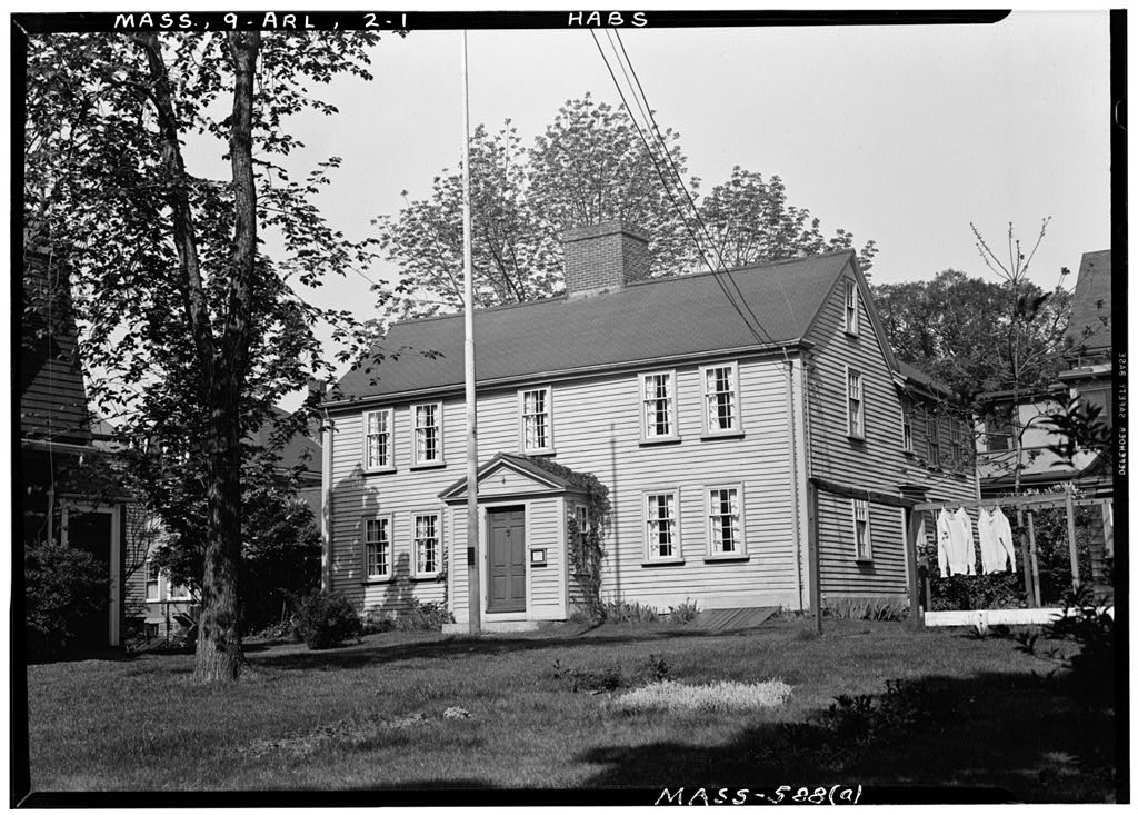 Jason Russell House, photograph filed with the federal survey