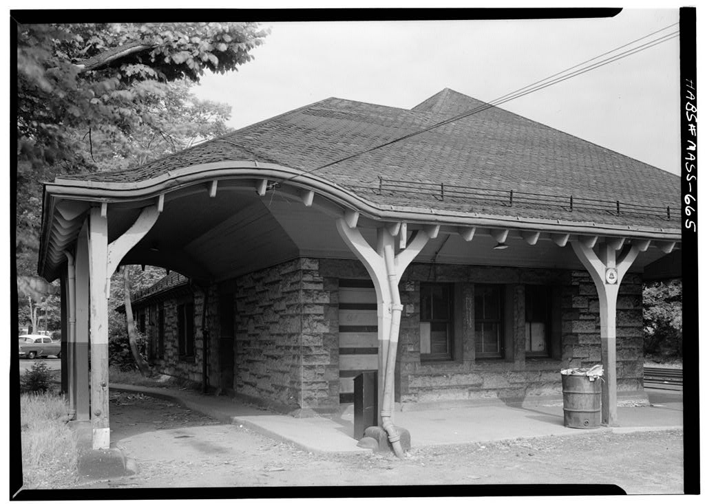 Boston & Albany Railroad Station, Auburndale, Middlesex County, MA, photograph filed with the federal survey