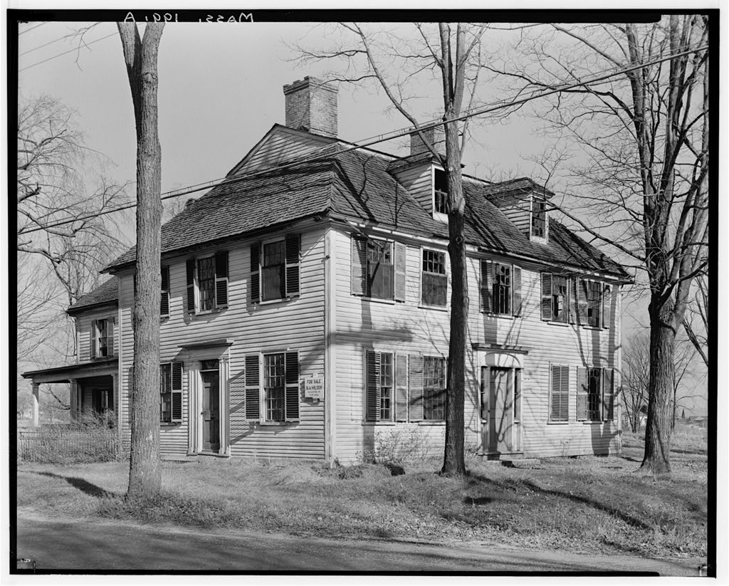 William H. Winn House, 99 Pond Road (moved from New Bridge Avenue & Winn Street, Burlington, MA), Wellesley, Norfolk County, MA, photograph filed with the federal survey