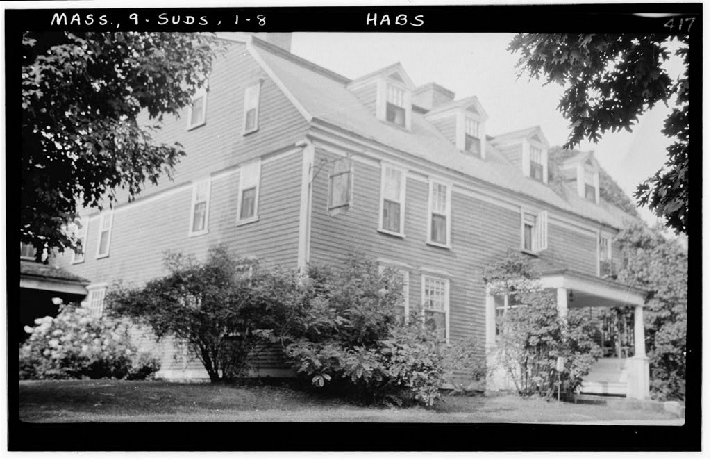 Wayside Inn, Old Boston Post Road (U.S. Route 20), South Sudbury, Middlesex County, MA, photograph filed with the federal survey