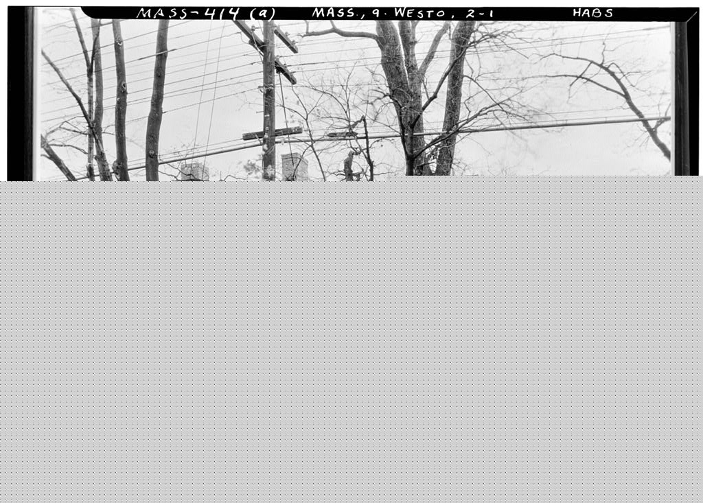 Golden Ball Tavern, 662 Central Avenue, Weston, Middlesex County, MA, photograph filed with the federal survey