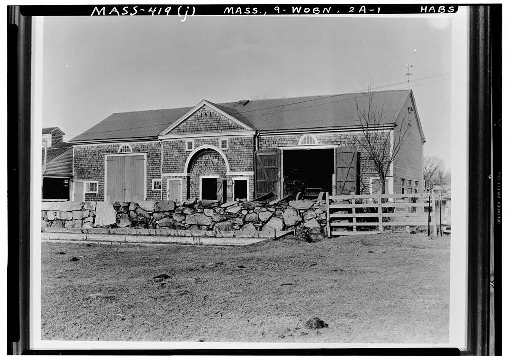 Colonel Loammi Baldwin Mansion, Elm Street, Woburn, Middlesex County, MA, photograph filed with the federal survey
