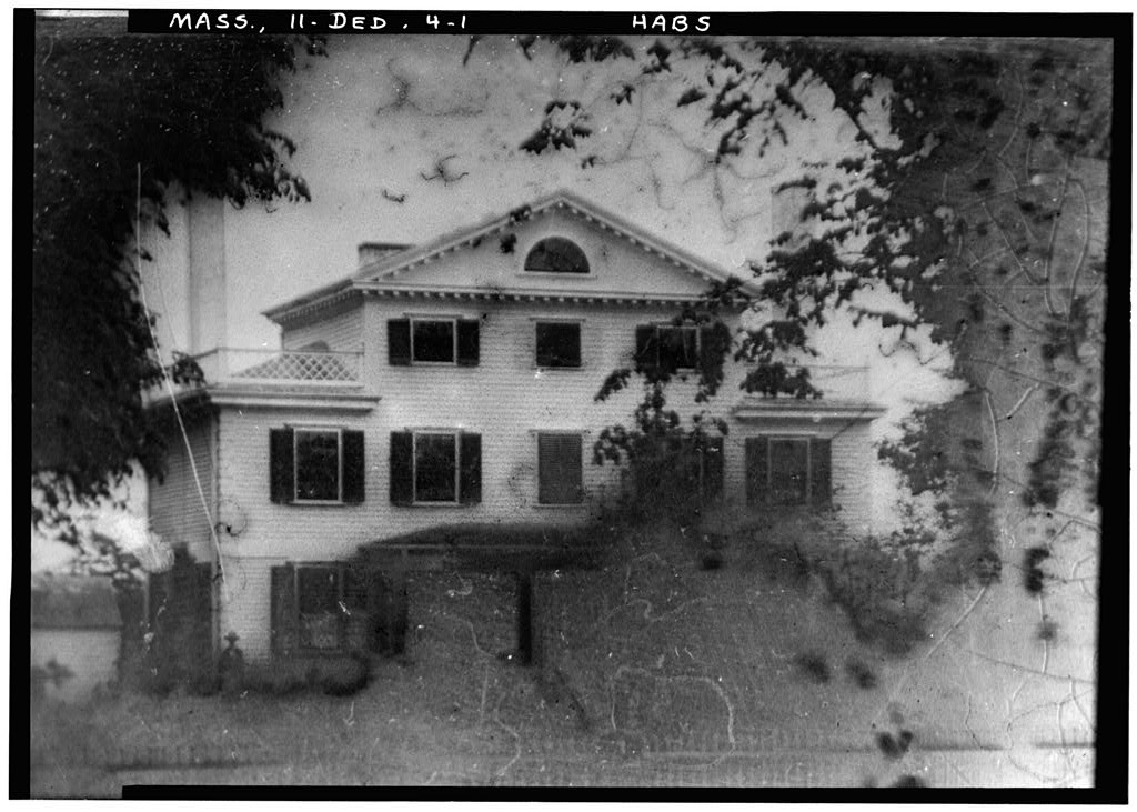 Edward M. Richards House, Highland Avenue, Dedham, Norfolk County, MA, photograph filed with the federal survey