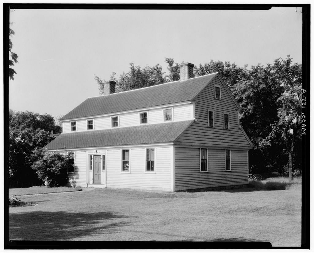 Benjamin Slack House, South Street, Plainville, Norfolk County, MA, photograph filed with the federal survey