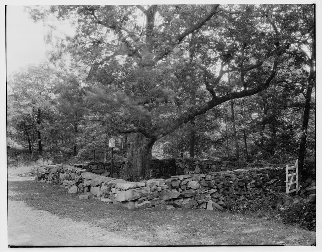 Town Pound, Grove Street, Westwood, Norfolk County, MA, photograph filed with the federal survey