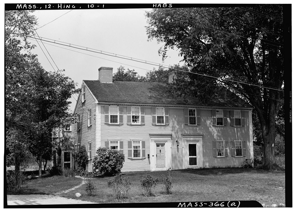 Thomas Loring House, photograph filed with the federal survey