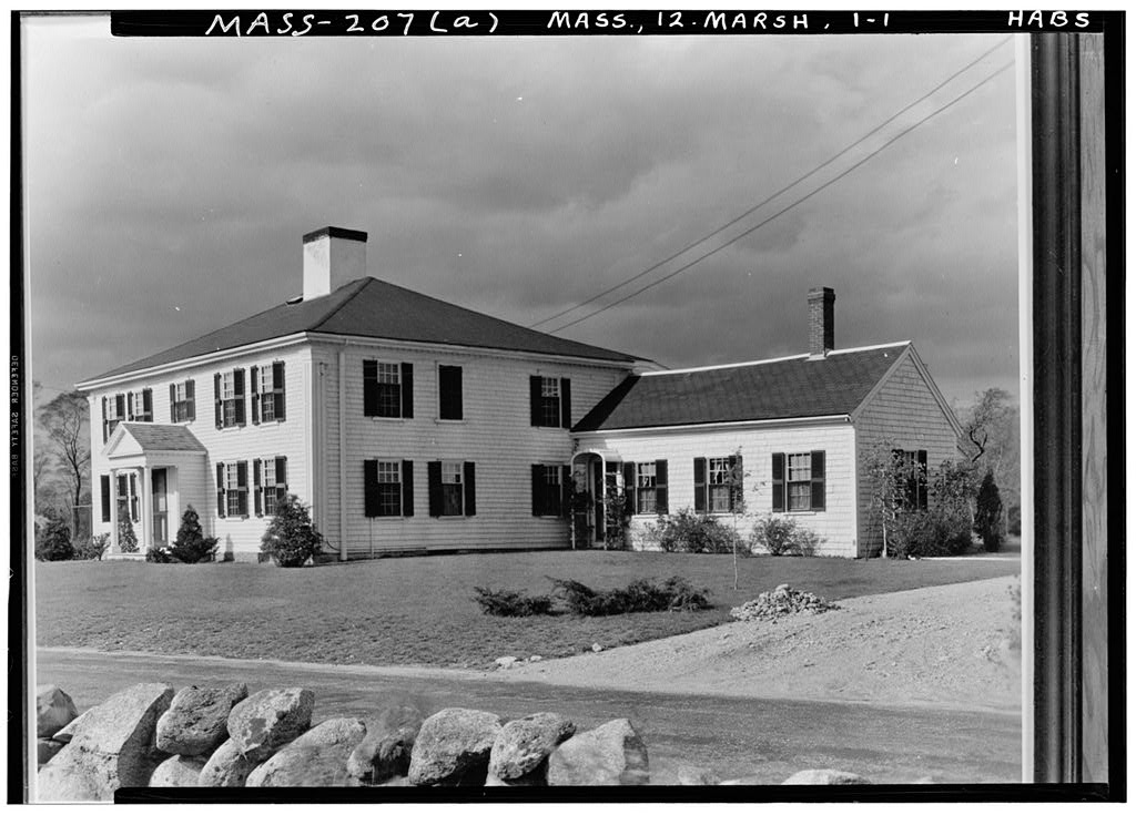 Clift House, Spring Street, Marshfield Hills, Plymouth County, MA, photograph filed with the federal survey