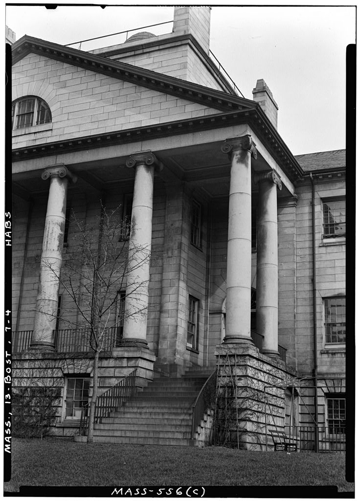 Massachusetts General Hospital, Bulfinch Building, Fruit Street, Boston, Suffolk County, MA, photograph filed with the federal survey