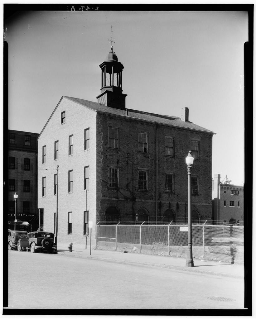 Parkman Market, Cambridge & North Grove Streets, Boston, Suffolk County, MA, photograph filed with the federal survey