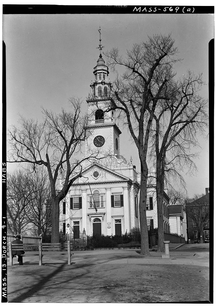 First Parish Church (Unitarian), photograph filed with the federal survey
