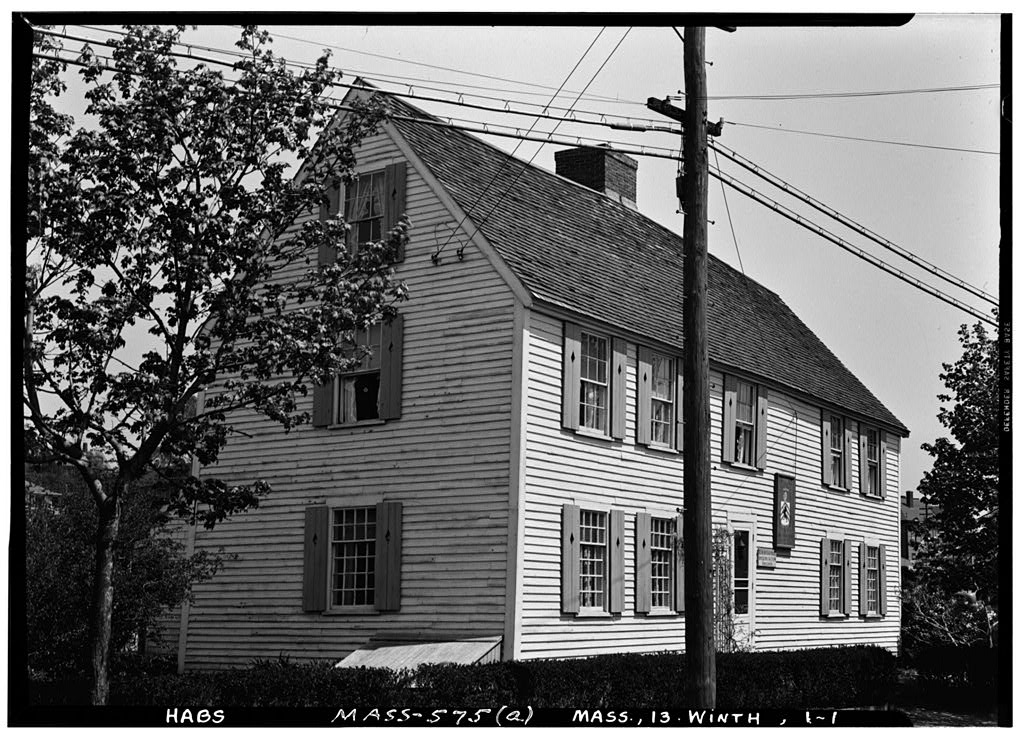 Deane Winthrop House, photograph filed with the federal survey