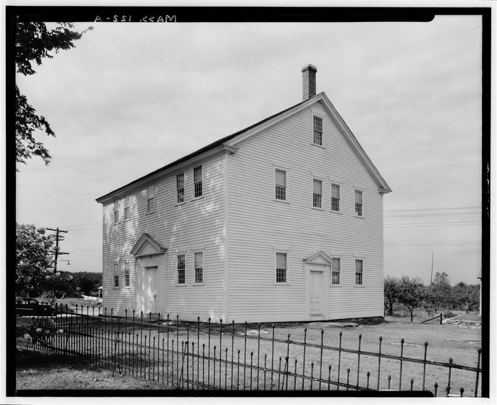 Chestnut Hill Meetinghouse, photograph filed with the federal survey