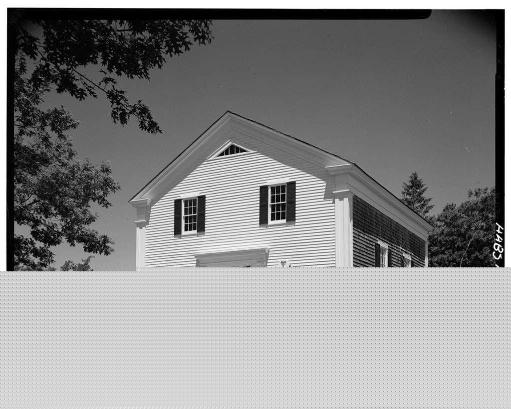 Old Indian Church, Mashpee, Barnstable County, MA, photograph filed with the federal survey