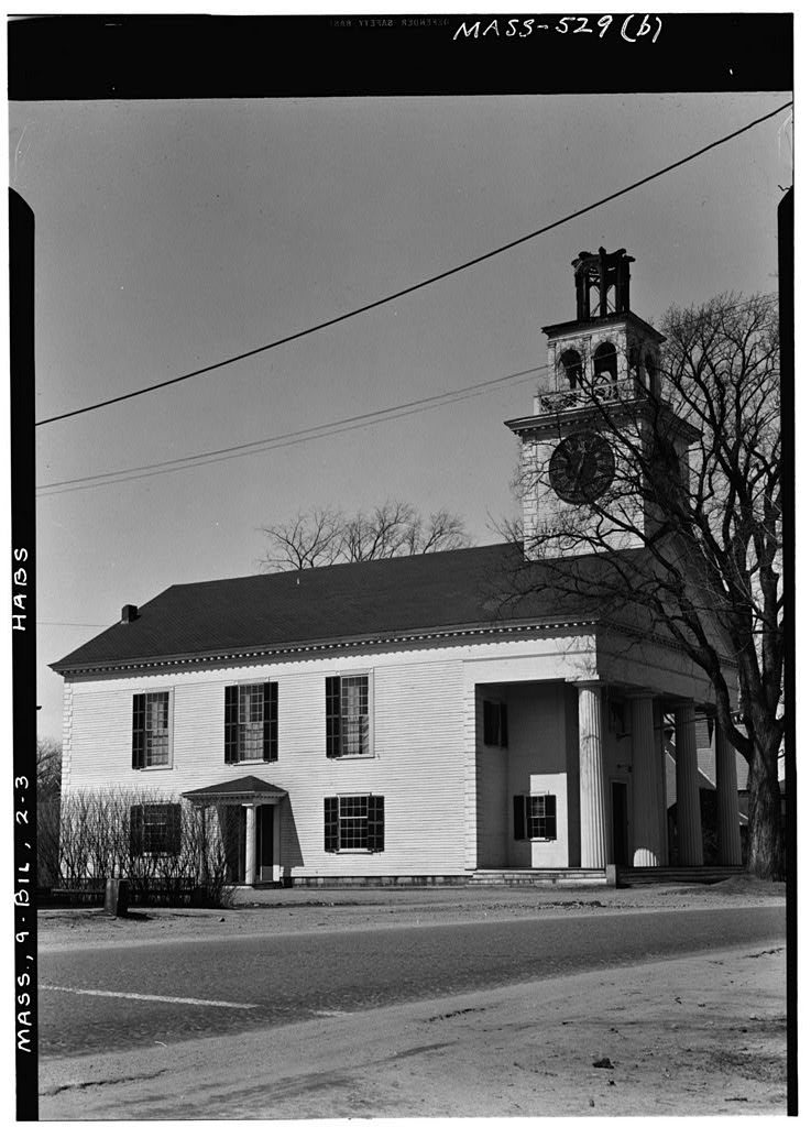 First Parish Unitarian Church, Billerica, Middlesex County, MA, photograph filed with the federal survey
