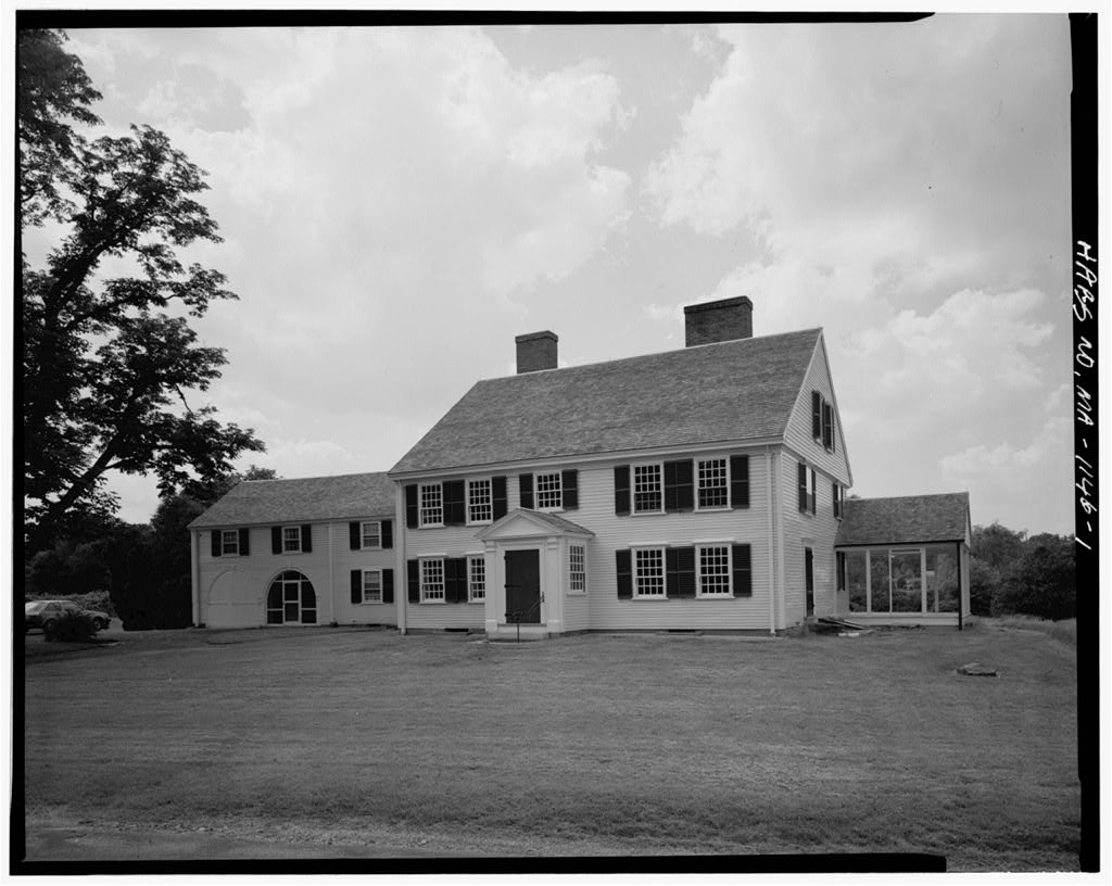 Major John Buttrick House, photograph filed with the federal survey