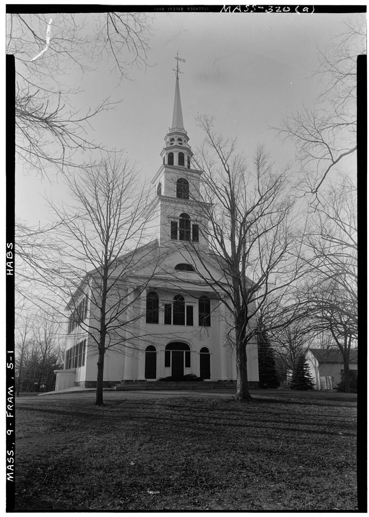 First Baptist Church & Carriage Shed, photograph filed with the federal survey