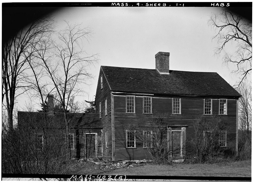 Deacon William Leland House, Sherborn, Middlesex County, MA, photograph filed with the federal survey