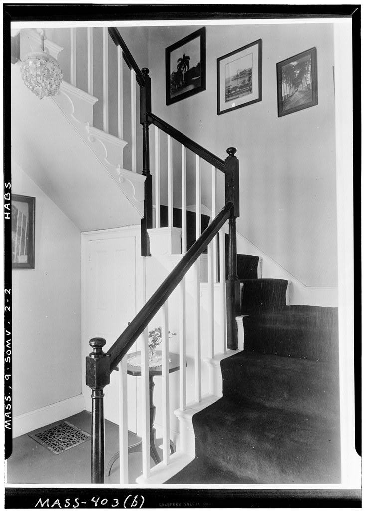 Francis Tufts House, photograph filed with the federal survey