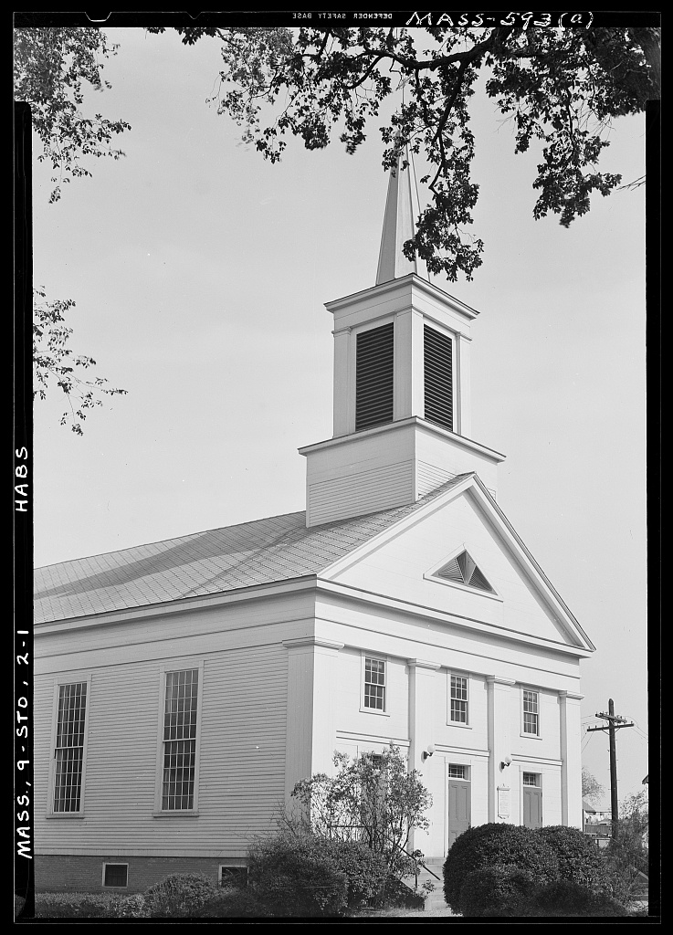 First Congregational Church, 1 Church Street, Stoneham, Middlesex County, MA, photograph filed with the federal survey