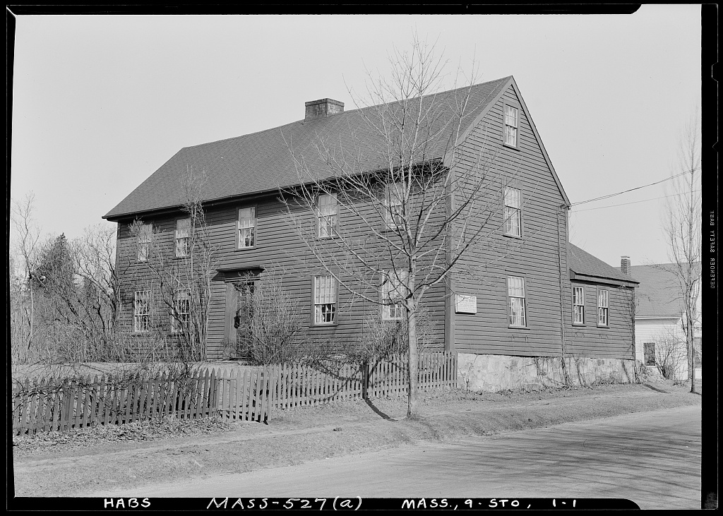 Jonathan Green House, photograph filed with the federal survey