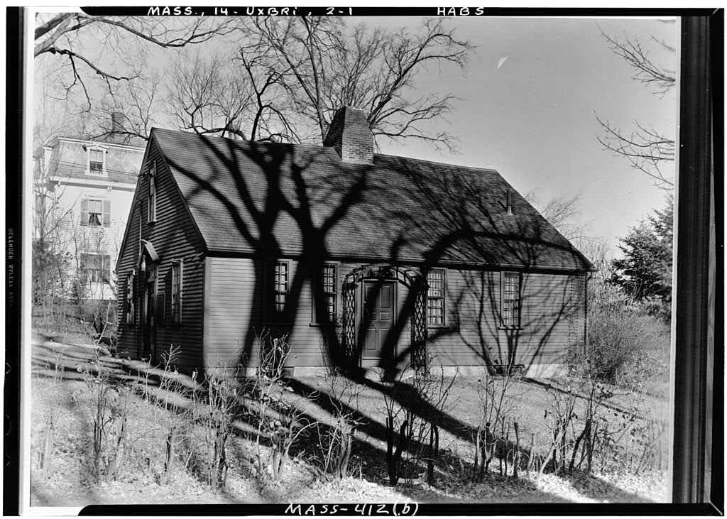 Lieutenant Simeon Wheelock House, North Main Street, Uxbridge, Worcester County, MA, photograph filed with the federal survey