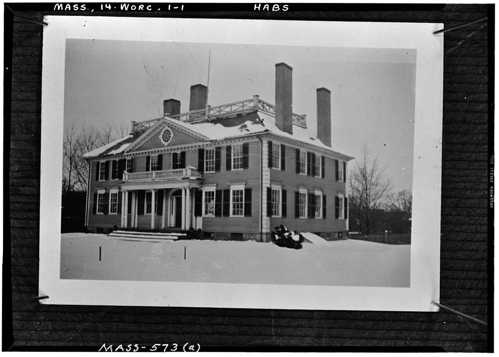 Stephen Salisbury Mansion (first), 40 Highland Street, Worcester, Worcester County, MA, photograph filed with the federal survey