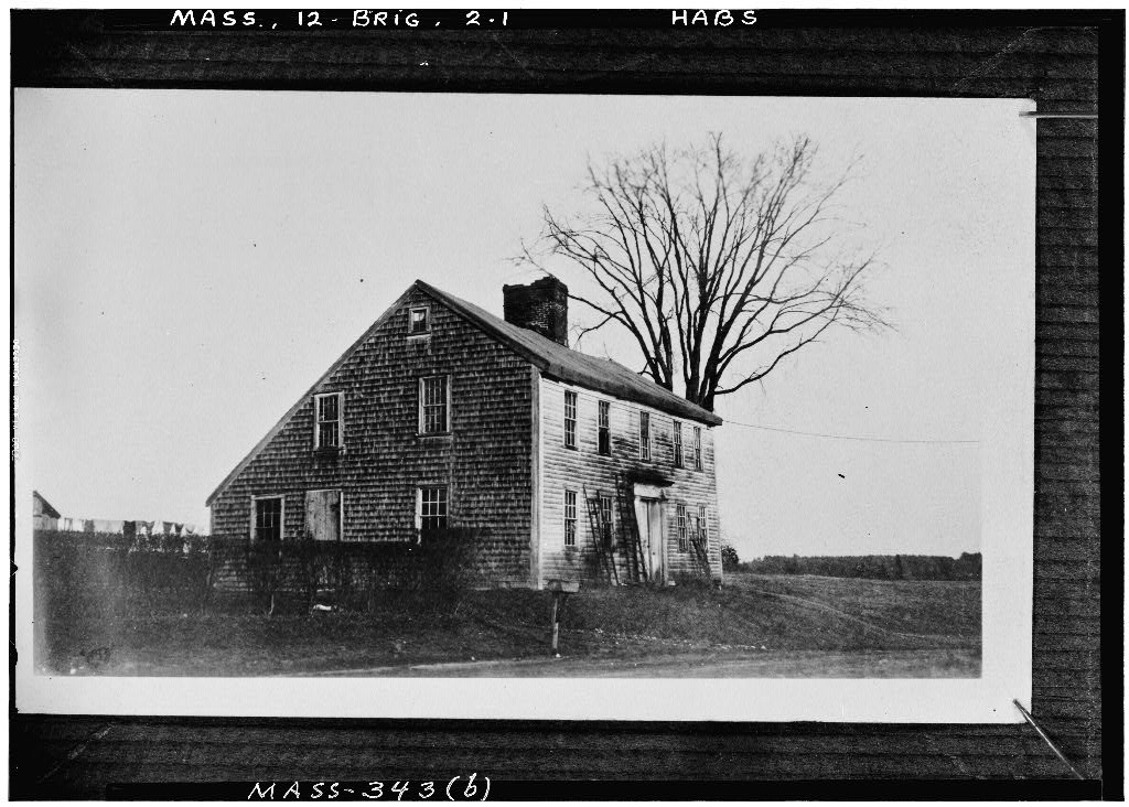 Haywood House, Bridgewater, Plymouth County, MA, photograph filed with the federal survey