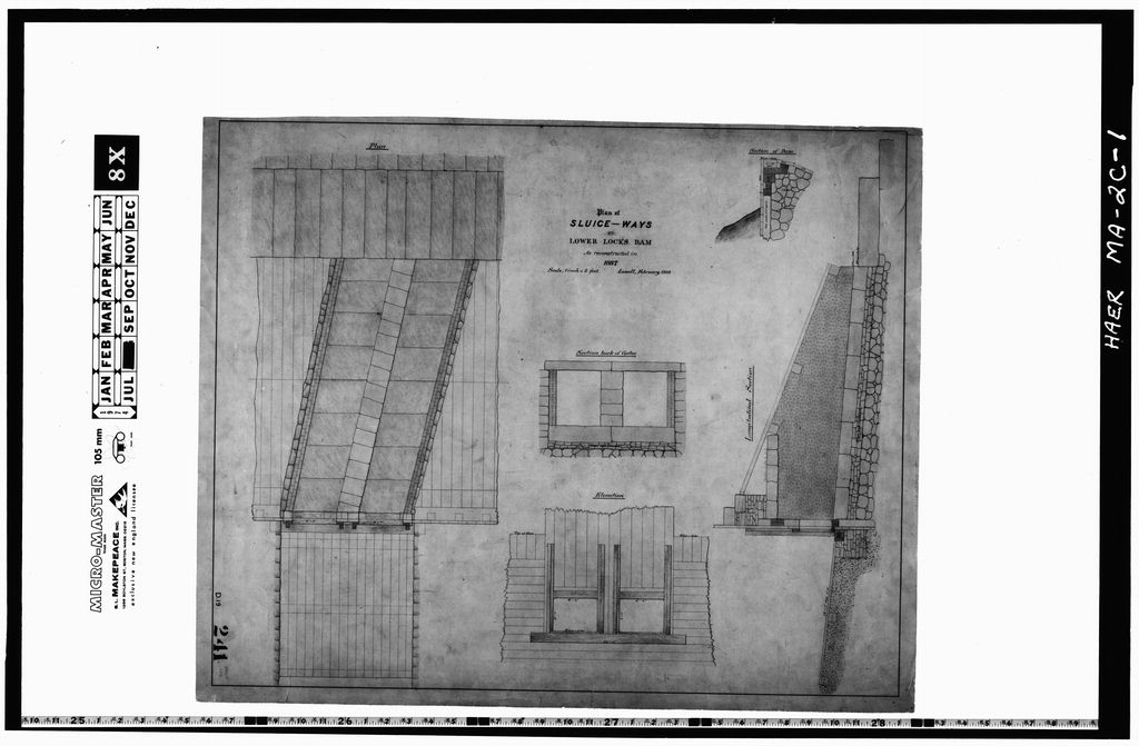 Pawtucket Canal, photograph filed with the federal survey